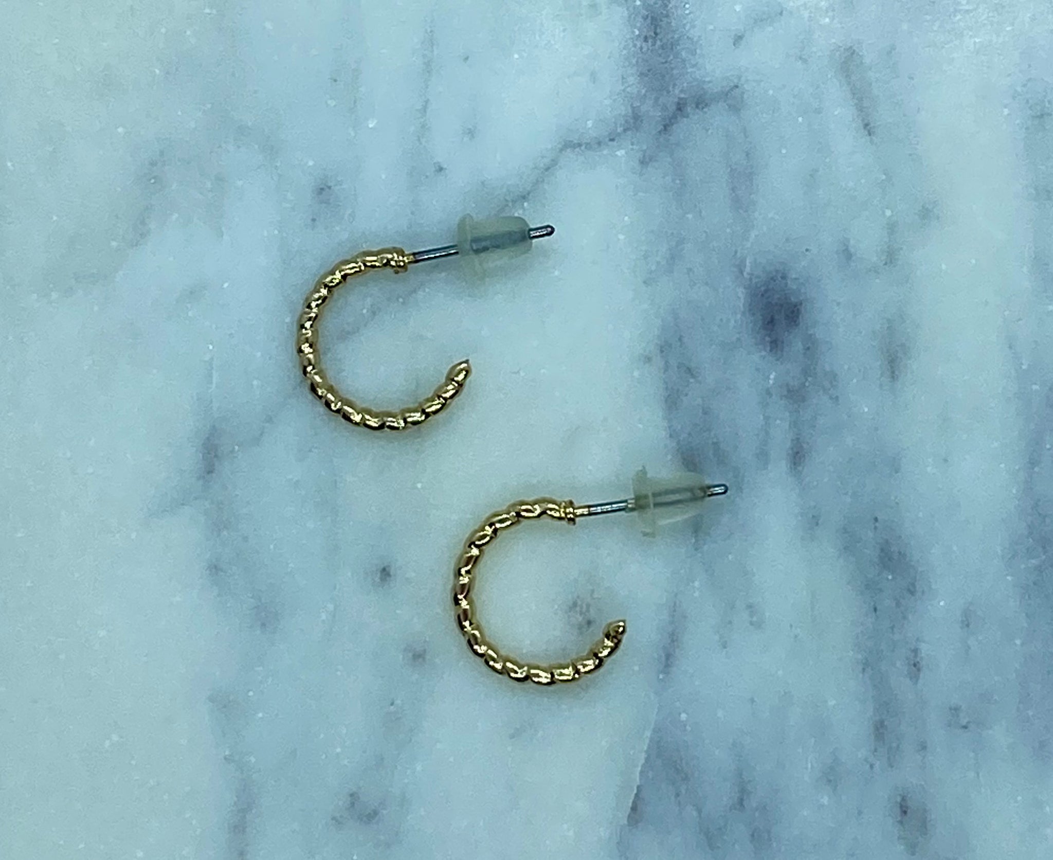 Small Beaded Hoop