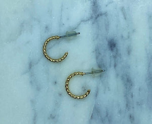 Small Beaded Hoop