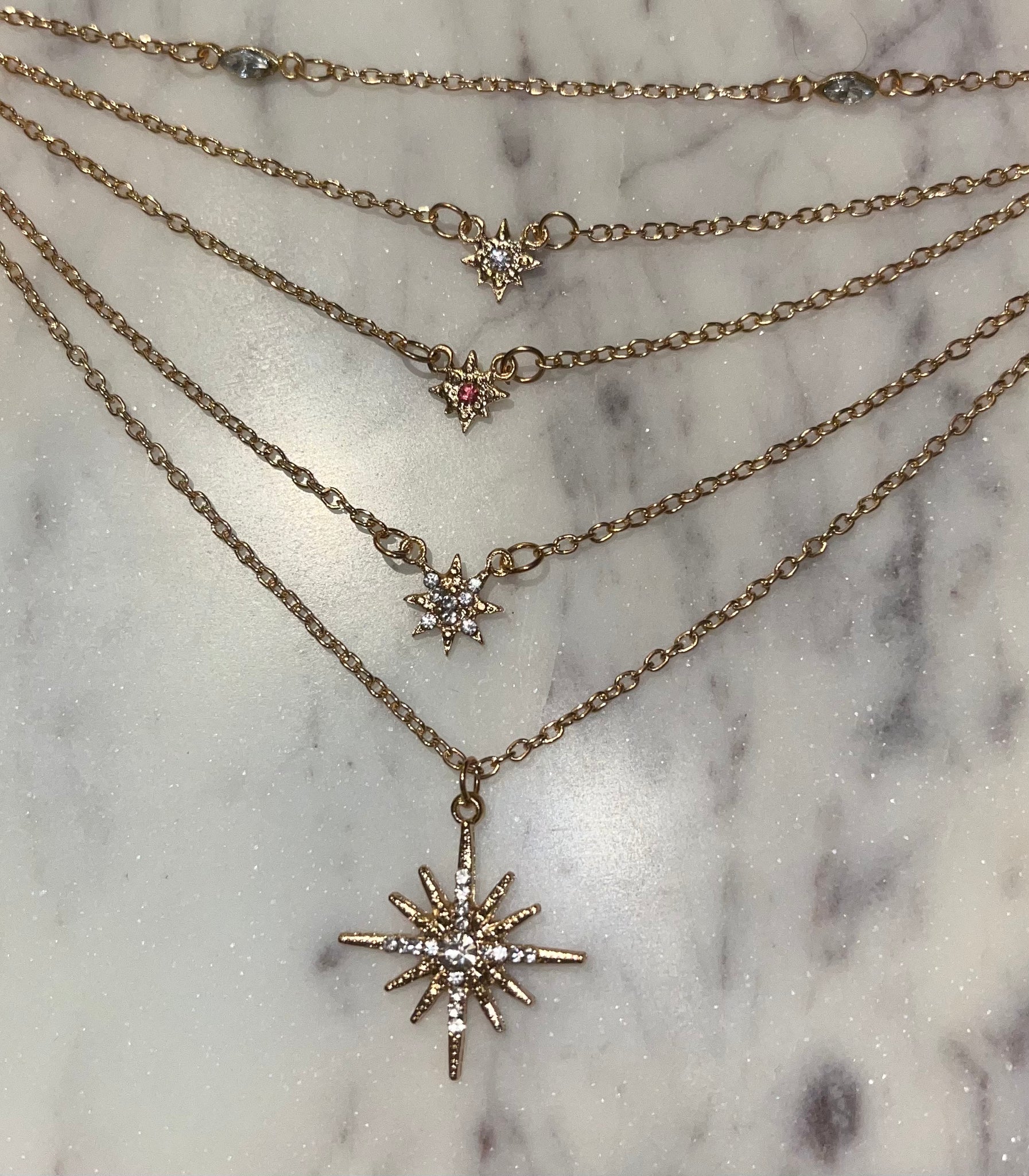 North Star Layered Necklace