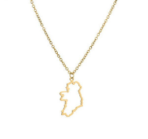 Éire - Ireland Map Necklace