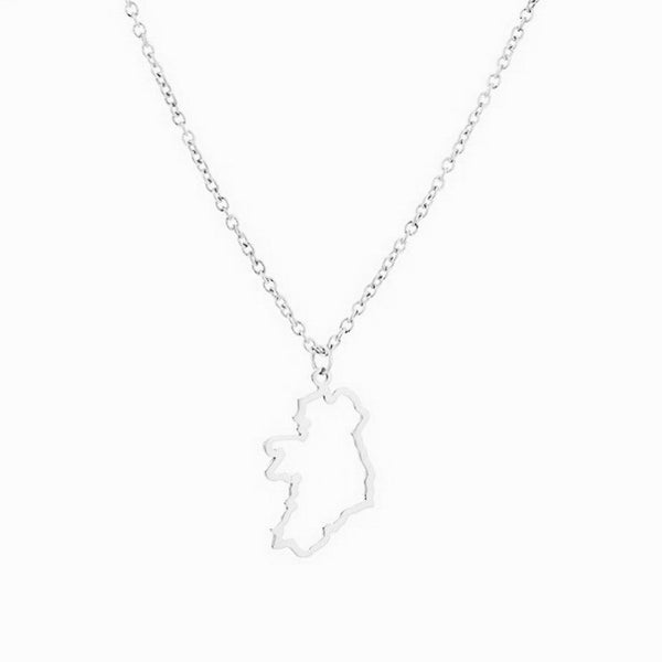 Éire - Ireland Map Necklace