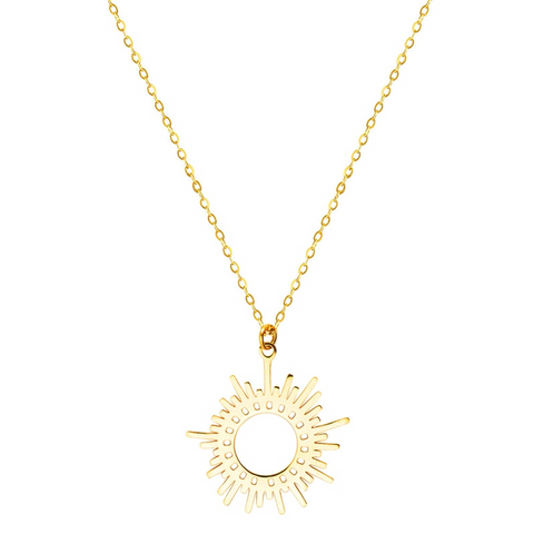 Sun Pendant Necklace