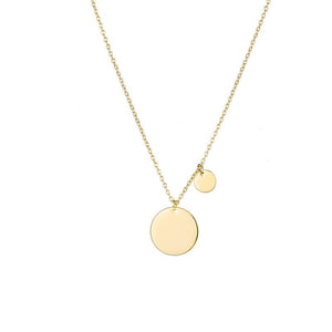 Double Disc Necklace