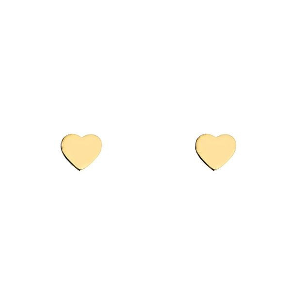 Heart Stud - Gold