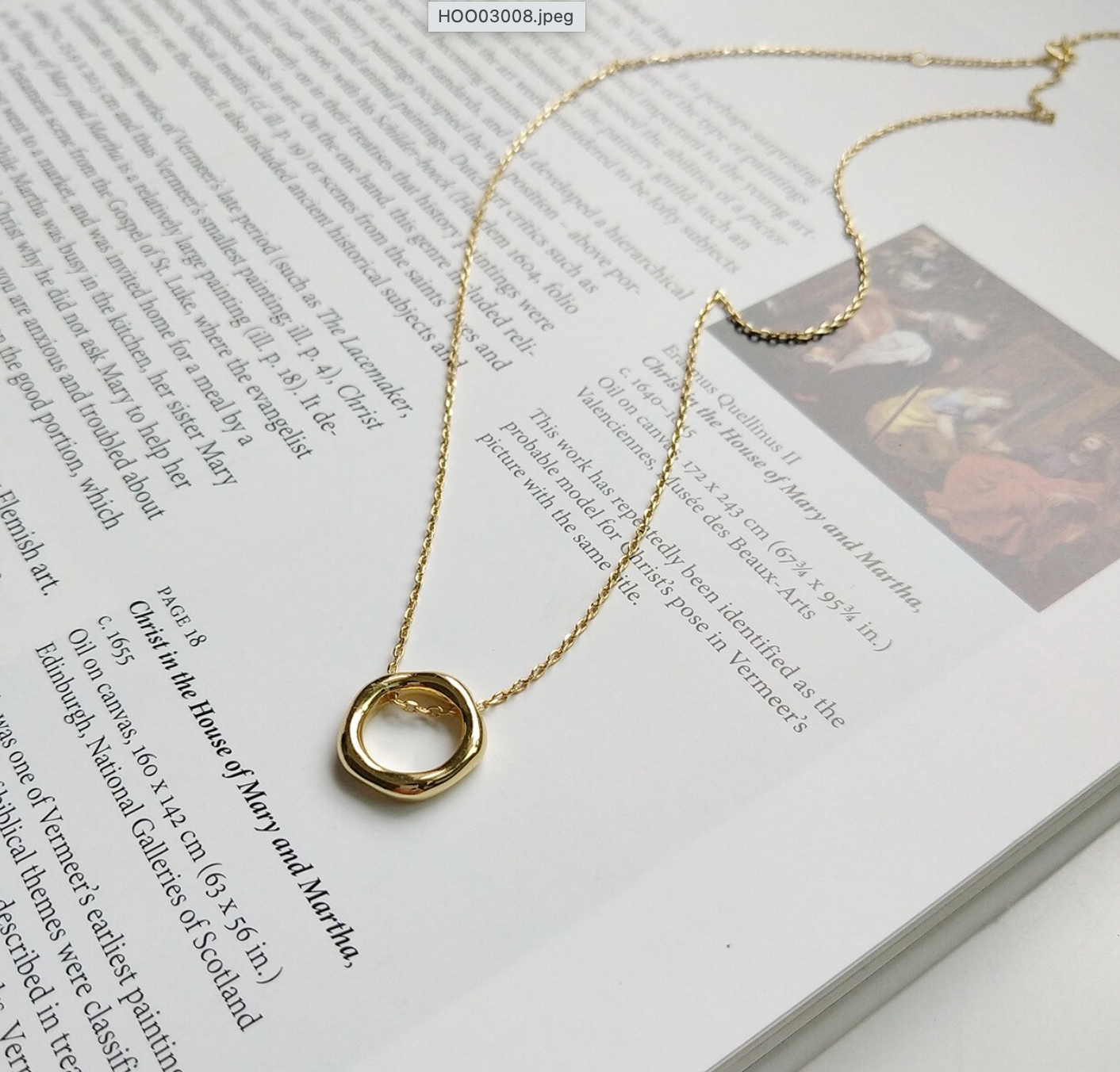 Circle Wave Necklace